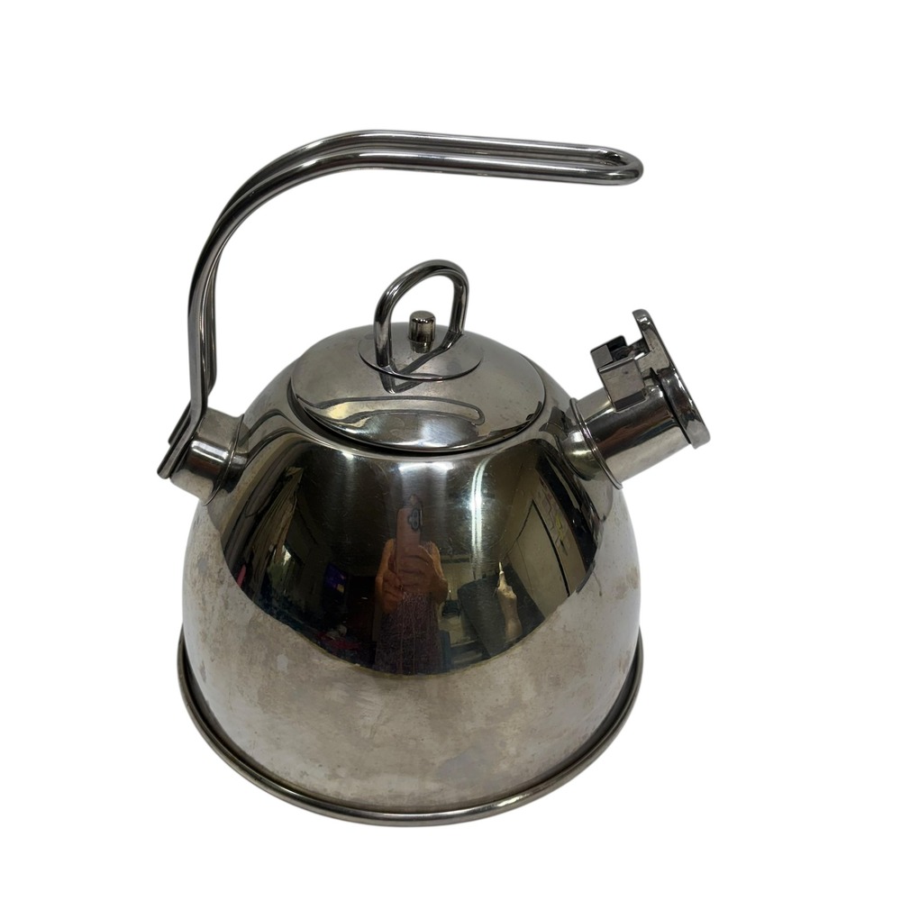 Martha Stewart Collection 2.5 Quart Stainless Steel Whistling Tea Kettle M107